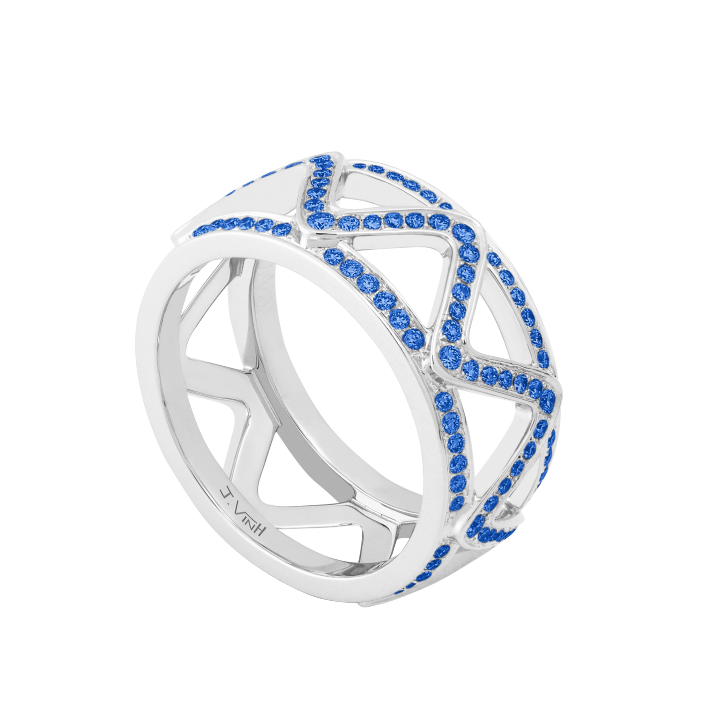 Bague Intense Vibration - Or blanc - J.VINH