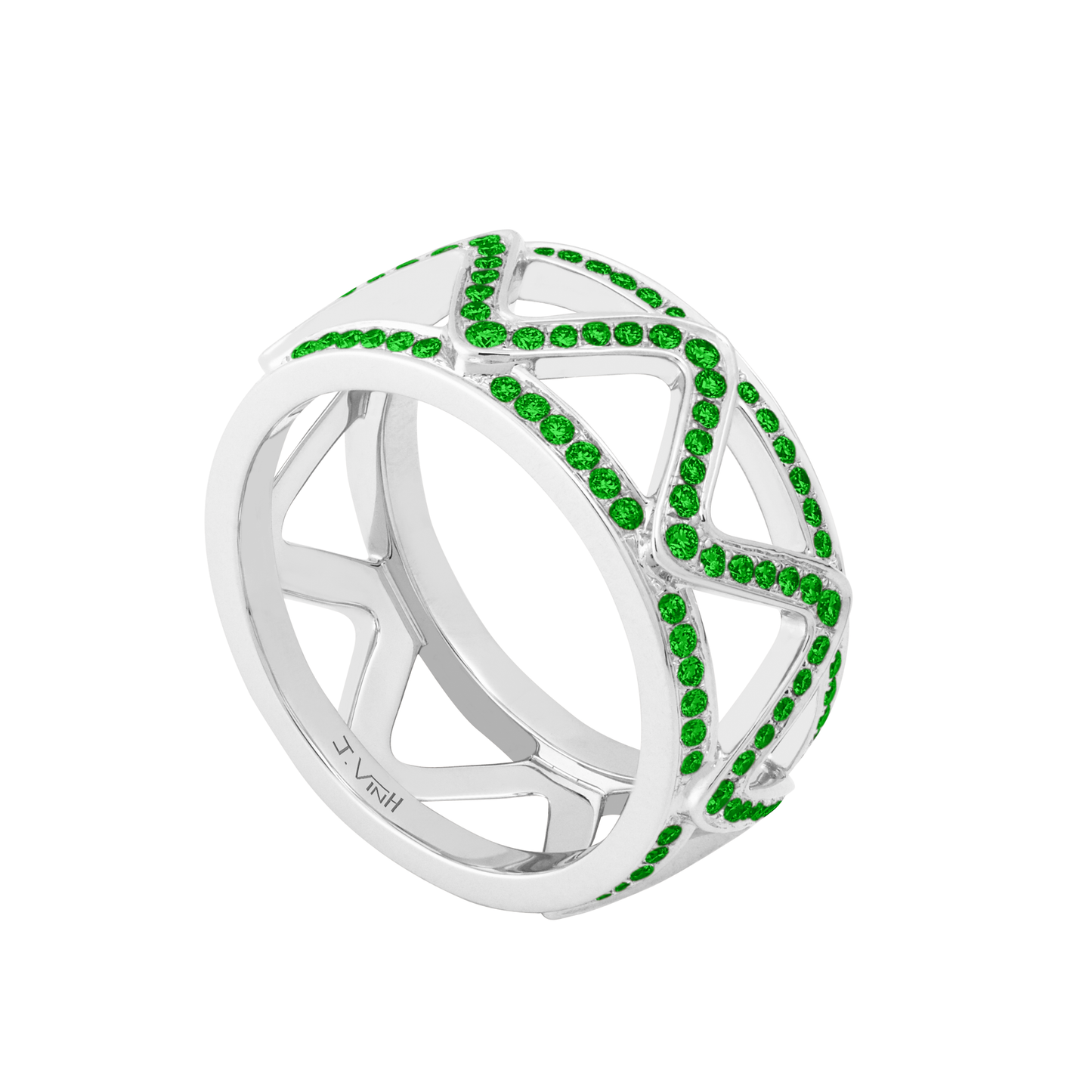 Bague Intense Vibration - Or blanc - J.VINH