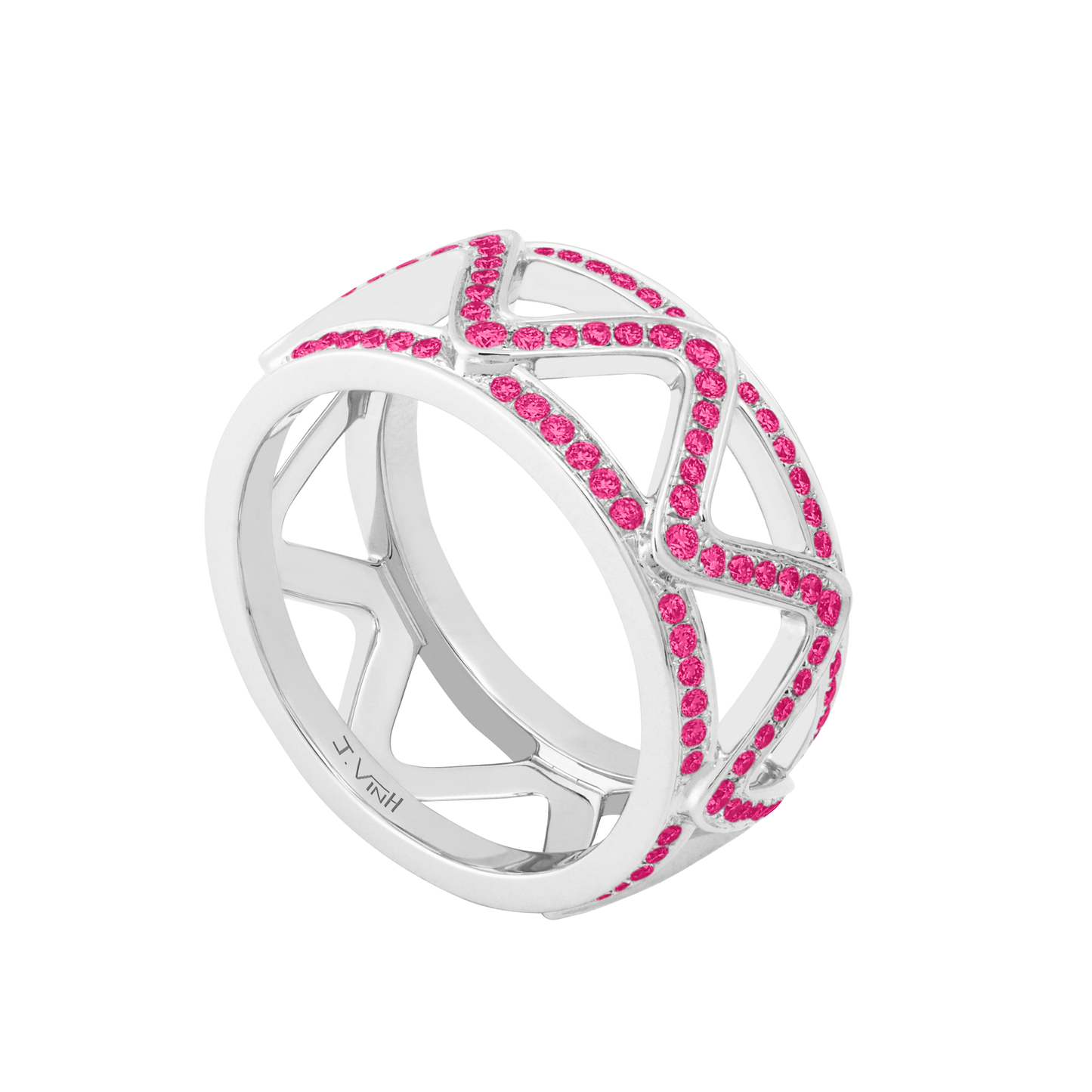 Bague Intense Vibration - Or blanc - J.VINH