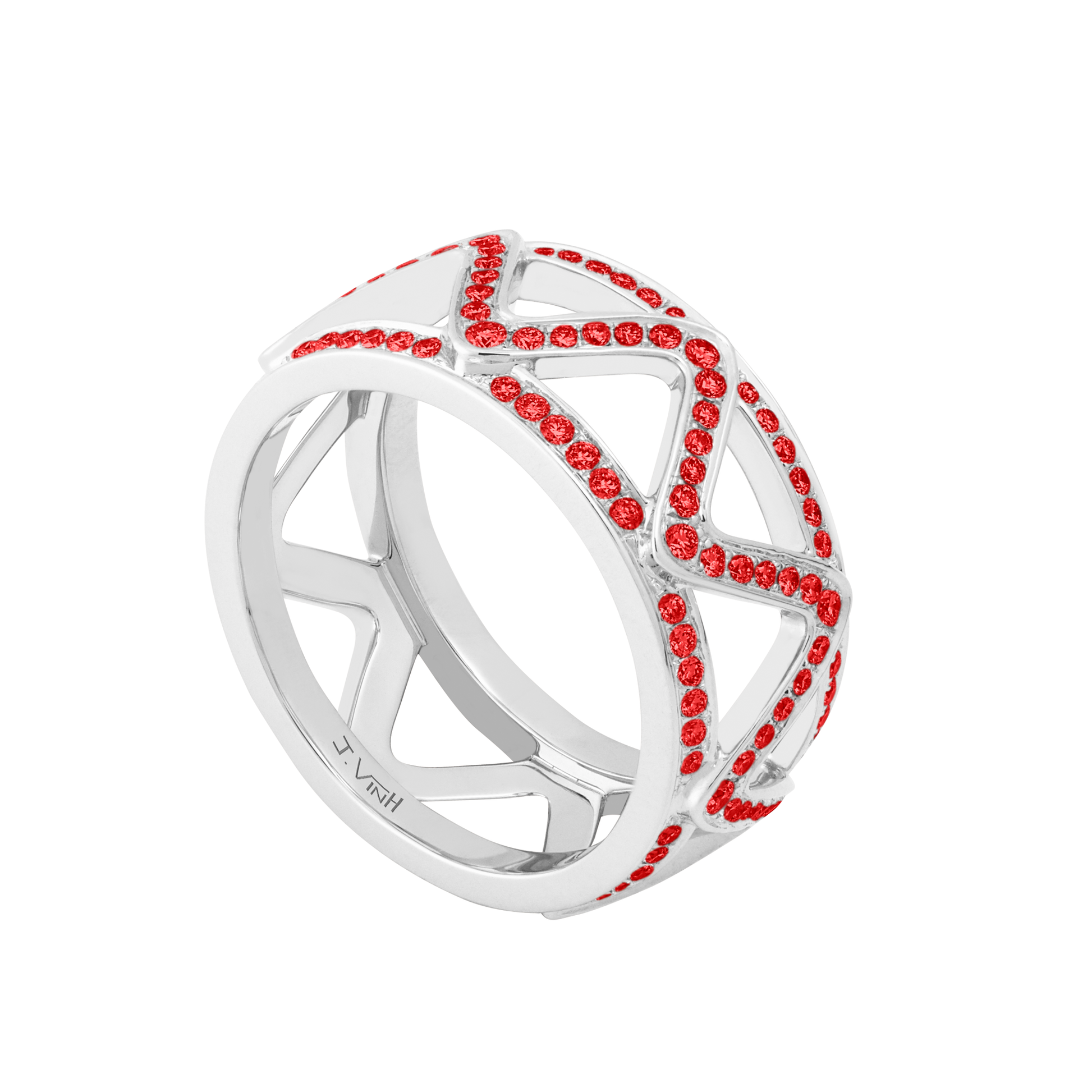 Bague Intense Vibration - Or blanc - J.VINH